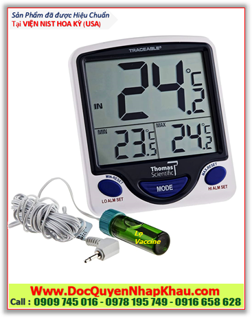Traceable 4648, Nhiệt kế có đầu dò với Dải đo –50°C đến 70°C Traceable @ 4648 Jumbo Thermometer